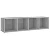 vidaXL Ensemble de meubles TV 4 pcs Gris béton Bois d'ingénierie