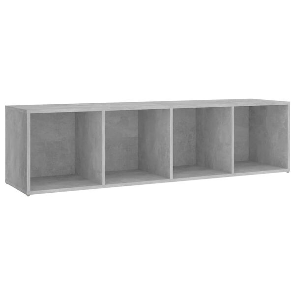 vidaXL Ensemble de meubles TV 4 pcs Gris béton Bois d'ingénierie