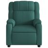 vidaXL Fauteuil inclinable vert fonc&eacute; tissu