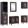 vidaXL Ensemble de Meubles de Salle de Bain 5 pc 62 x 33 x 58 cm
