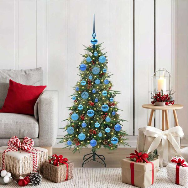 vidaXL Sapin de No&euml;l Artificiel &agrave; Branches Articul&eacute;es Vert 120 cm