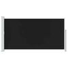 vidaXL Auvent lat&eacute;ral de patio 160x300 cm Noir