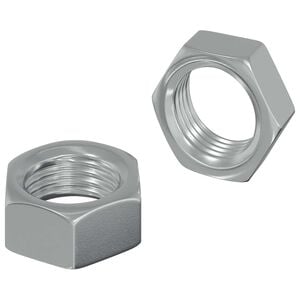 vidaXL &Eacute;crou Hexagonal 2 pi&egrave;ces Argent&eacute; M6 m&eacute;tal
