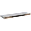 vidaXL &Eacute;tag&egrave;res murales flottantes 4 pcs gris b&eacute;ton 80x23,5x3,8 cm MDF
