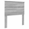 vidaXL Cadre de lit Gris Sonoma 90 x 190 cm Bois de pin massif
