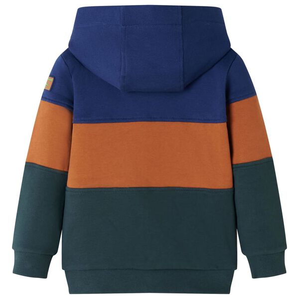 Sweat-shirt à capuche et fermeture éclair pour enfants 116