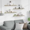 vidaXL &Eacute;tag&egrave;res murales 4 pcs ch&ecirc;ne sonoma 60x9x3 cm