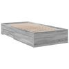 vidaXL Cadre de lit avec tiroirs sans matelas sonoma gris 75x190 cm
