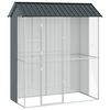 vidaXL Cage pour oiseaux Anthracite 215 x 110 x 247 cm Acier galvanis&eacute;