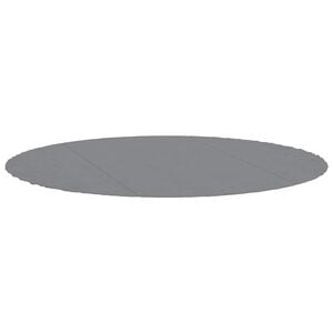 vidaXL B&acirc;che de piscine gris clair &Oslash;306 cm g&eacute;otextile polyester