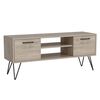 Homemania Meuble TV Almira 120x35x50 cm Bois et noir