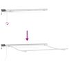 vidaXL Auvent Rétractable avec Beige 300 x 250 cm tissu