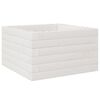 vidaXL Jardini&egrave;re blanc 40x40x23 cm bois de pin massif