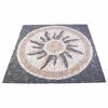 vidaXL Carreaux en mosa&iuml;que motif soleil Multicolore 120 x 120 cm