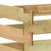 vidaXL Composteur de jardin à lattes 100x100x80cm Bois de pin imprégné
