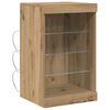 vidaXL Buffet LED Ch&ecirc;ne artisanal 41 x 37 x 67 cm Bois d'ing&eacute;nierie