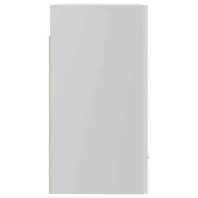 vidaXL Armoire suspendue Blanc brillant 50x31x60 cm Bois d'ingénierie