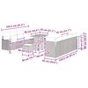 vidaXL Ensemble de canap&eacute; de jardin 11 pcs Beige et Gris clair