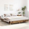 vidaXL Cadre de lit sans matelas vieux bois 160x200 cm bois ing&eacute;nierie
