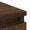 vidaXL Buffet chêne marron 80x35x99 cm bois d'ingénierie