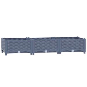 vidaXL Lit sur&eacute;lev&eacute; 120x40x23 cm Polypropyl&egrave;ne