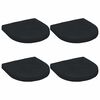 vidaXL Coussins de si&egrave;ge 4 pi&egrave;ces 4 pc 100 % polyester Bleu fonc&eacute;