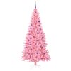 vidaXL Sapin de No&euml;l avec 300 LED avec support Rose 180 cm PVC