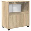 vidaXL Cabinet de salle de bain Ch&ecirc;ne Sonoma 61 x 35 x 64 cm