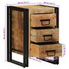 vidaXL Cabinet de chevet Marron 40 x 40 x 59 cm Bois de mangue massif