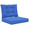 vidaXL Coussin de canap&eacute; d'ext&eacute;rieur 2 pcs Turquoise Polyester