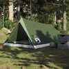 vidaXL Tente de camping 2 personnes vert olive imperm&eacute;able