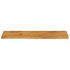 vidaXL Dessus de table &agrave; bord vivant 110x40x2,5cm bois massif manguier