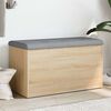 vidaXL Banc de rangement Ch&ecirc;ne Sonoma 82x42x45 cm Bois d'ing&eacute;nierie