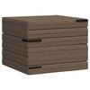 vidaXL Canap&eacute;-lit pliable 70 x 67 x 48 cm Taupe
