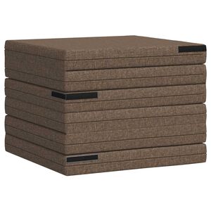vidaXL Canap&eacute;-lit pliable 70 x 67 x 48 cm Taupe