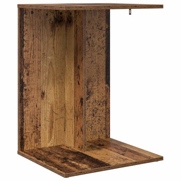 vidaXL Table d'appoint Bois ancien 45 x 40 x 62,5 cm Bois d'ing&eacute;nierie