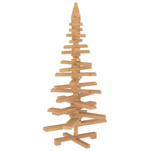 vidaXL Arbre de No&euml;l en bois KOTKA 120 cm Bois de pin massif