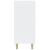 vidaXL Buffet blanc 90x34x80 cm bois d'ingénierie