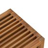 vidaXL Table d'appoint de jardin Marron 50 x 32,5 x 35 cm