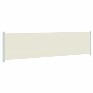 vidaXL Auvent lat&eacute;ral r&eacute;tractable de patio 600x160 cm cr&egrave;me