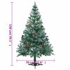 vidaXL Arbre de No&euml;l givr&eacute; pr&eacute;-&eacute;clair&eacute; et boules pommes de pin 150 cm