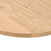 vidaXL Dessus de table 100x50x2 cm bois de ch&ecirc;ne massif ovale