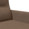 vidaXL Fauteuil Marron 60 cm Tissu