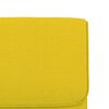vidaXL Chaise longue Jaune clair 55x64x80 cm Tissu