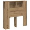 vidaXL Armoire de t&ecirc;te de lit ch&ecirc;ne artisanal 100x18,5x102,5 cm
