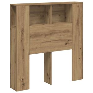 vidaXL Armoire de t&ecirc;te de lit ch&ecirc;ne artisanal 100x18,5x102,5 cm