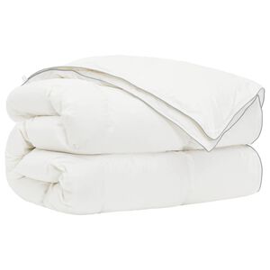 vidaXL Couette FULDA 135 x 220 cm 4 saisons 310 GSM Blanc