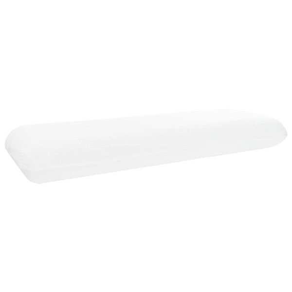 vidaXL Coussin de sommeil Uni Blanc 135 x 36 x 13 cm