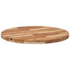vidaXL Dessus de table rond &Oslash;80x4 cm bois massif d'acacia