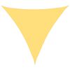 vidaXL Parasol en PEHD triangulaire 5x5x5 m Beige